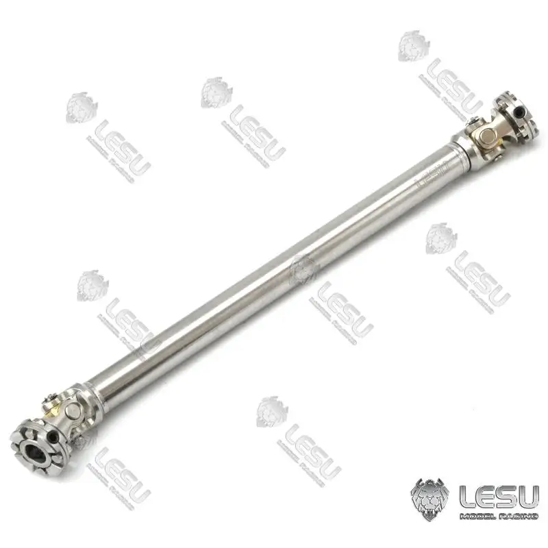 LESU1/14 truck CVD Stainless steel welded flange drive shaft Tamiya tractor climbing car model 5MM shaft CVD