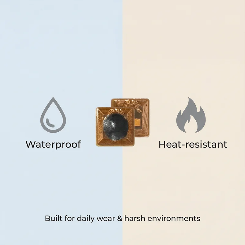 Programmable 4*4mm Micro FPC NFC RFID Tag Sticker NXP Ntag213 with 1mm Reading Range for Access Control And Supply Chain Managem