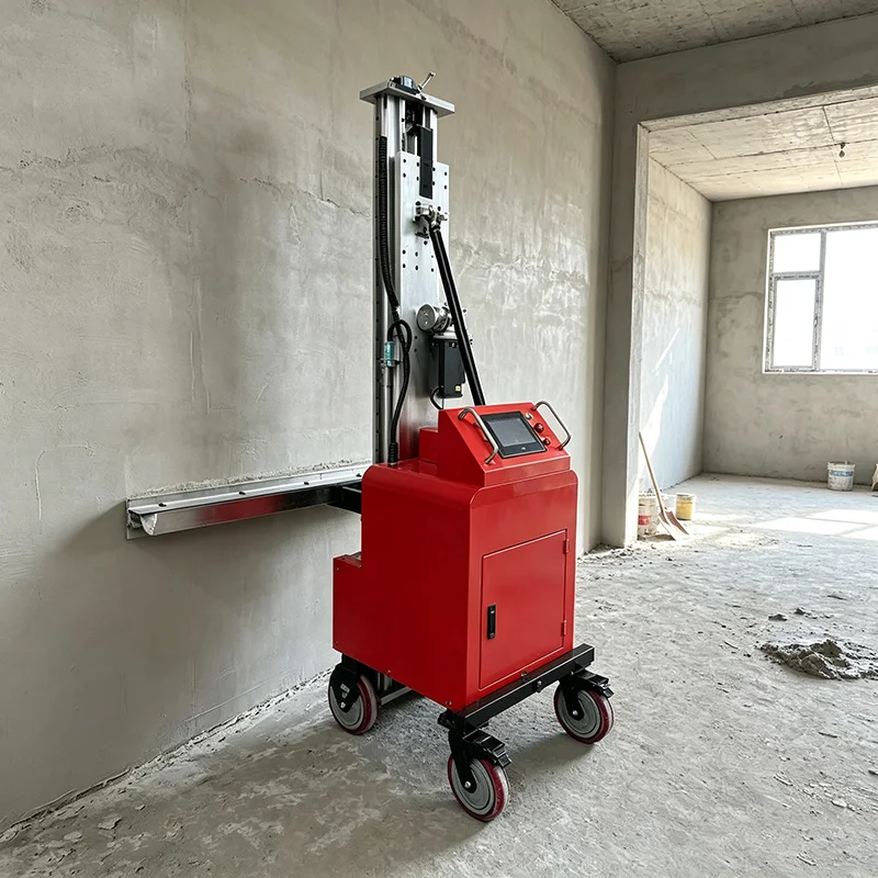 Vertical Wall Plastering Machine Auto Wall Screed Equipment for Cement Mortar Wall Rendering