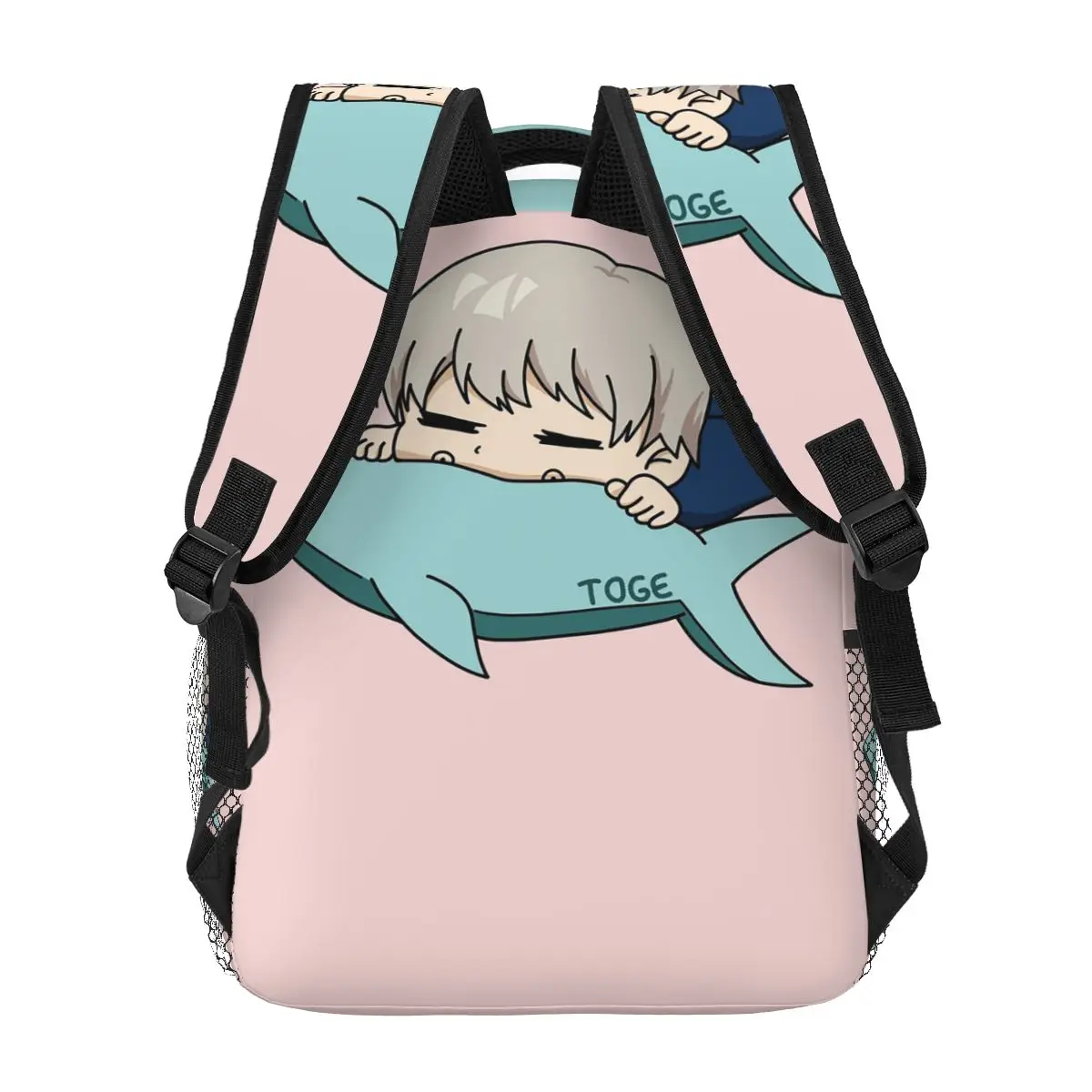 Jujutsu Kaisen Toge Inumaki 배낭 핫 세일 데이 팟 대용량 어린이 BookBag 학교 가방 남성 여성을위한 어깨 가방