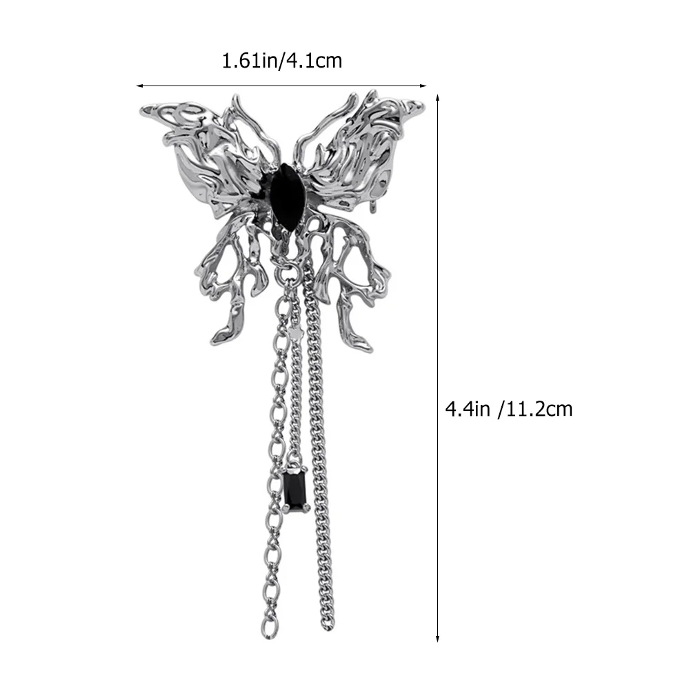 فراشة التلبيب دبوس سبيكة فراشة بروش شرابة الديكور دبوس لحقيبة الظهر الملابس وشاح شال قبعة ملابس حريمي بروش