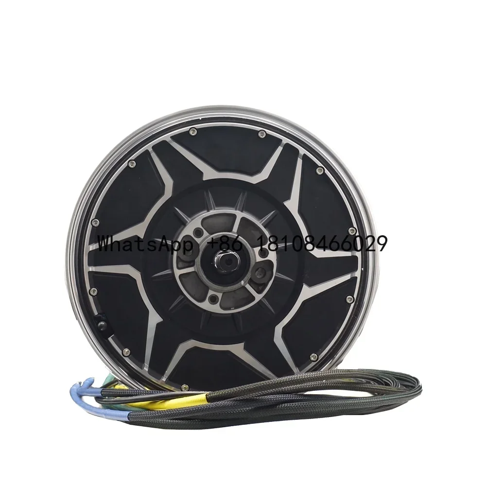 SiAECOSYS/ 12*3.5inch 268 80H 20kW Powerful Racing Hub Motor for High Speed Electric Motorcycles