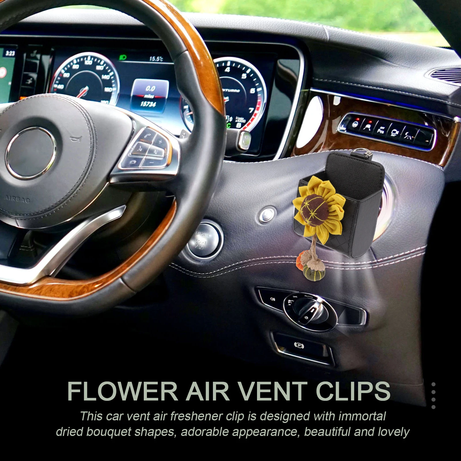 

Hanging Car Air Vent Organizer Cell Phone Key Coin Holder Yellow Auto Seat Pocket Tension Rope Bracket For Vehicle Interior
