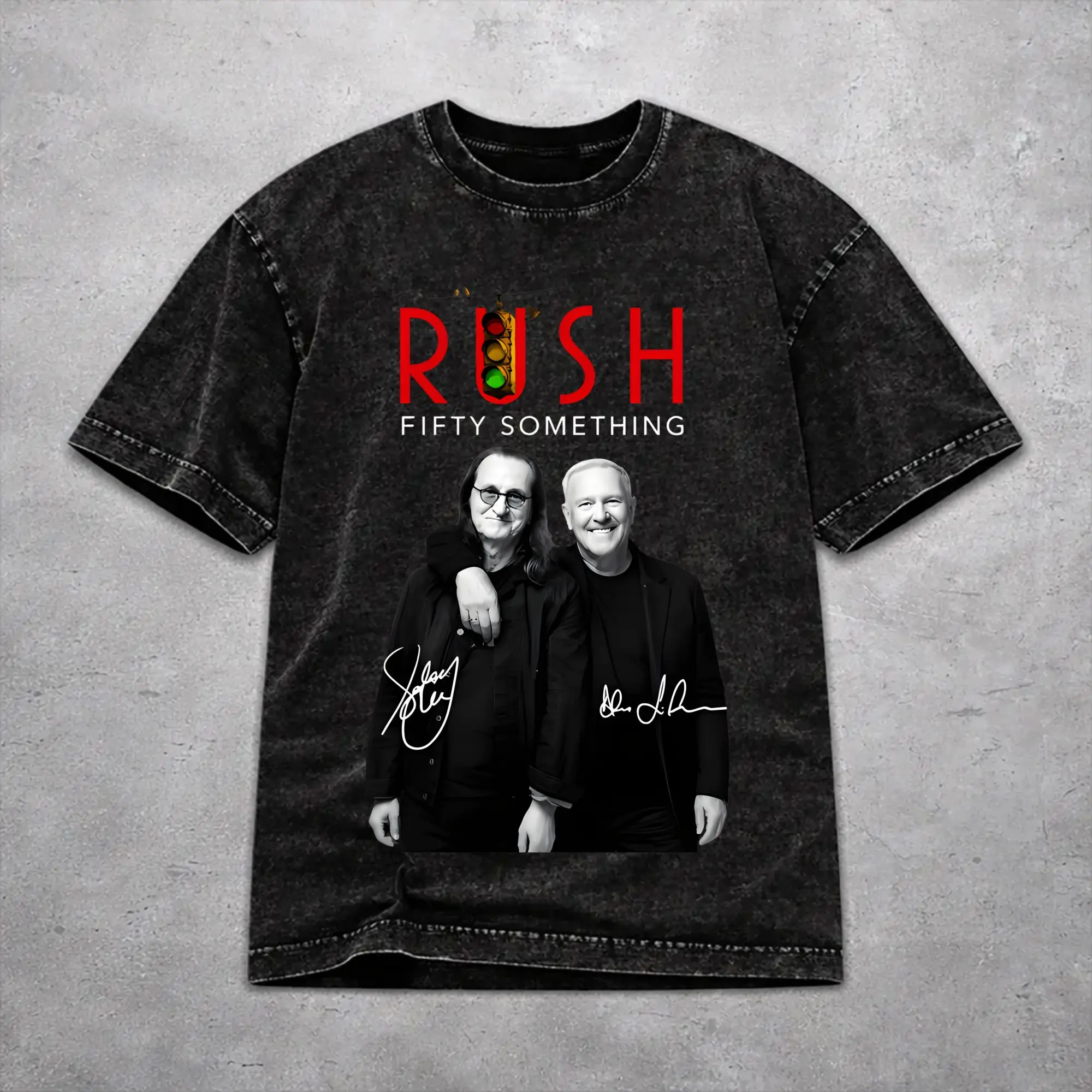 Men Women Wased T-shirts Rush Band Fifty Something Tour 2026 Printed T Shirt Merch Oversize  Tees