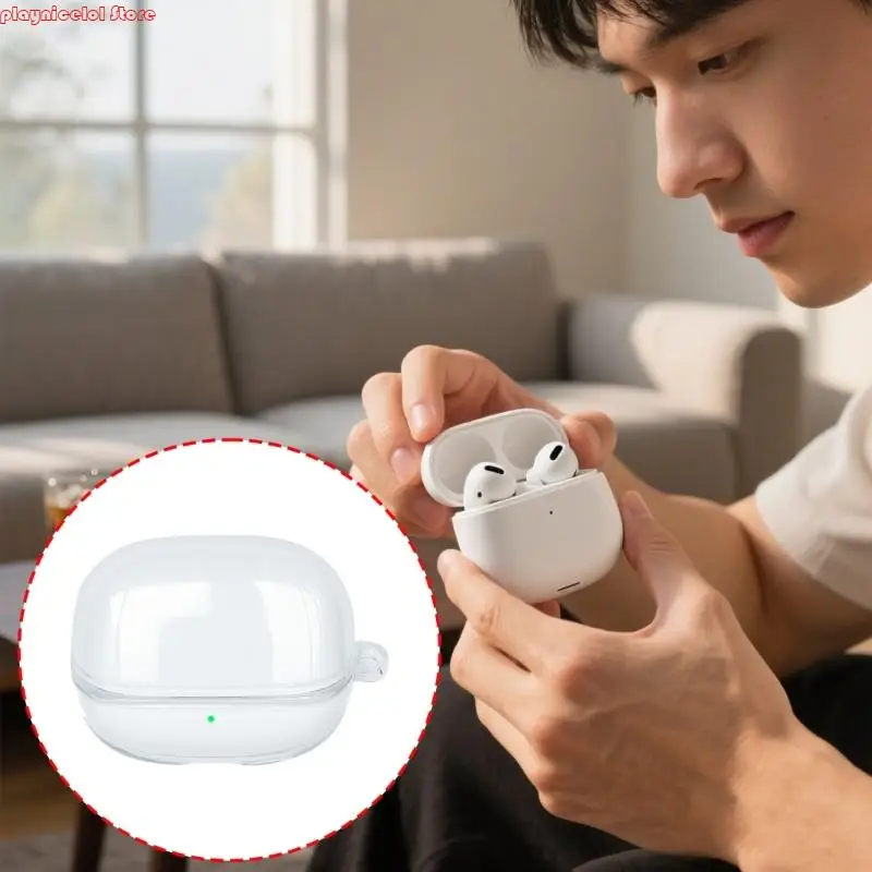 Scratchproof Carrying Case Shockproof Skin SuitableFor Buds 5 P Headphone Dustproof Soft Housing Washable Soft TPU Sleeve