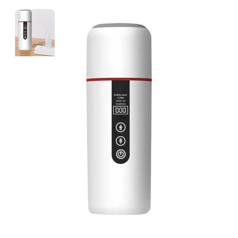 

Fast Heating 500ml Car Cup USB Travel Coffeepot For Coffee Tisane Dense Vehicle Addition