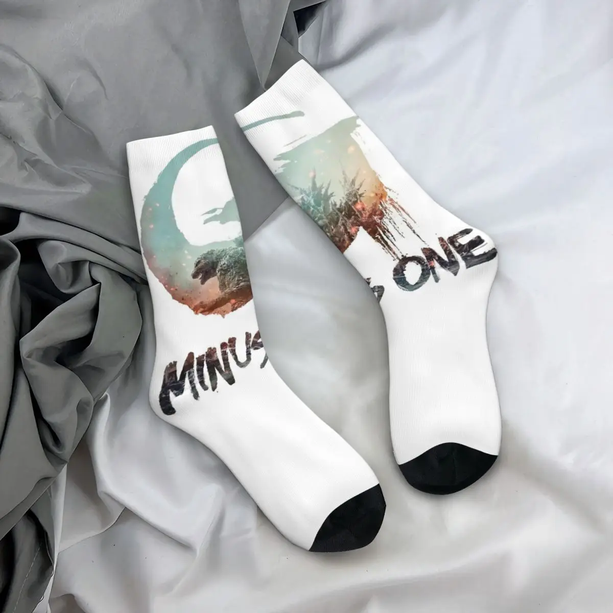 Godzillaed meno One Film accessori Crew Socks Cozy King of Monsters Graphic Middle Tube Sock Soft for Mens Present