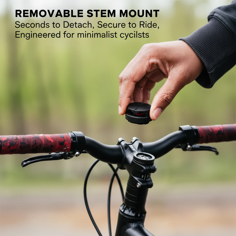 Universelle Minimalistische Fahrrad-Handyhalterung Vorbaukappe Schnellverschluss Lenkerhalterung Garmin-Kompatibel MTB Rennrad – Detail 9