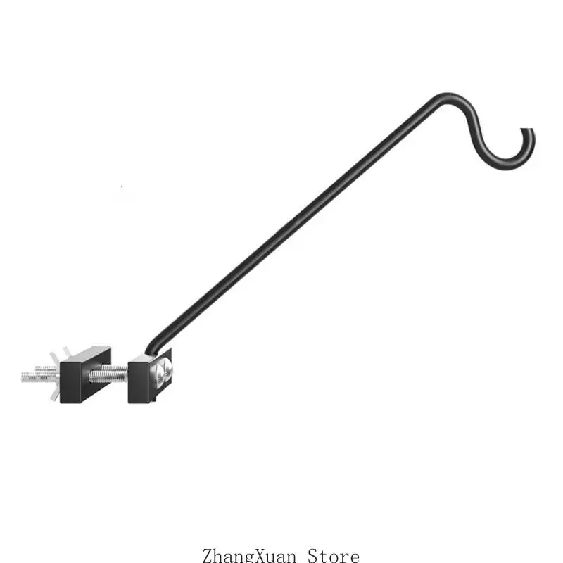 

360 Degree Swivels Plant Hanger Rusts Proof Plant Hanger for Balconies Railings Outdoor Bird Feeders Holder