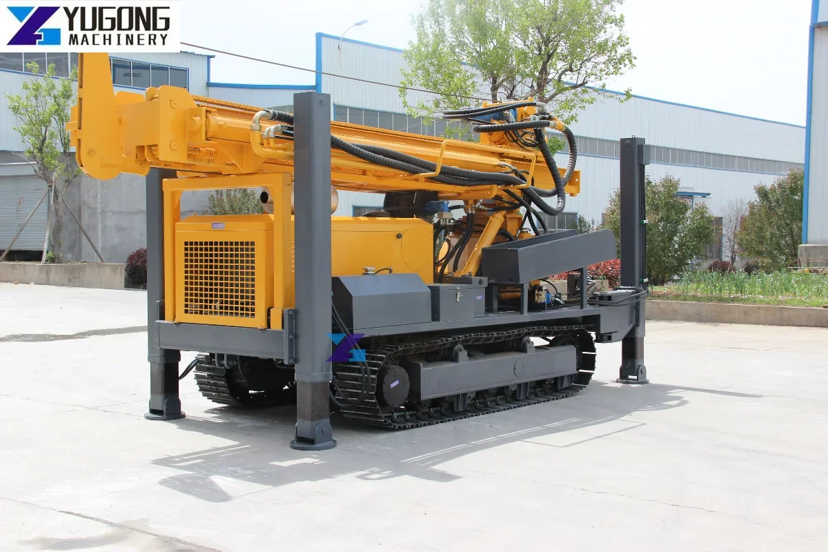 100m 400m 600m Low Price Underground Deep Water Borehole Drilling Machine /water Well Rotary Drilling Rig for Sale