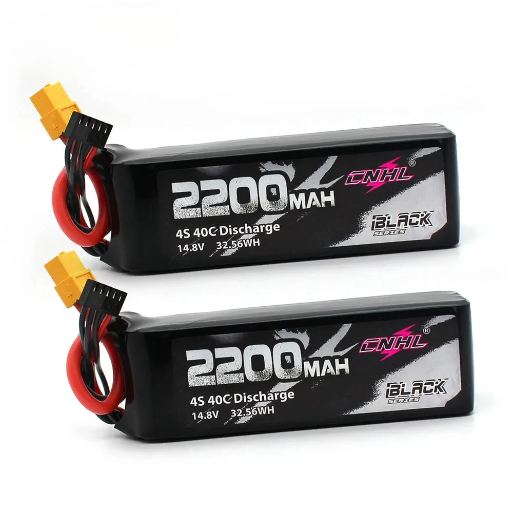 

2pcs 4S 14.8V 2200mAh Lipo Battery 30C 40C 70C With XT60 T Dean Plug For RC Airplane Car FPV Helicopter Drone Quadcopter