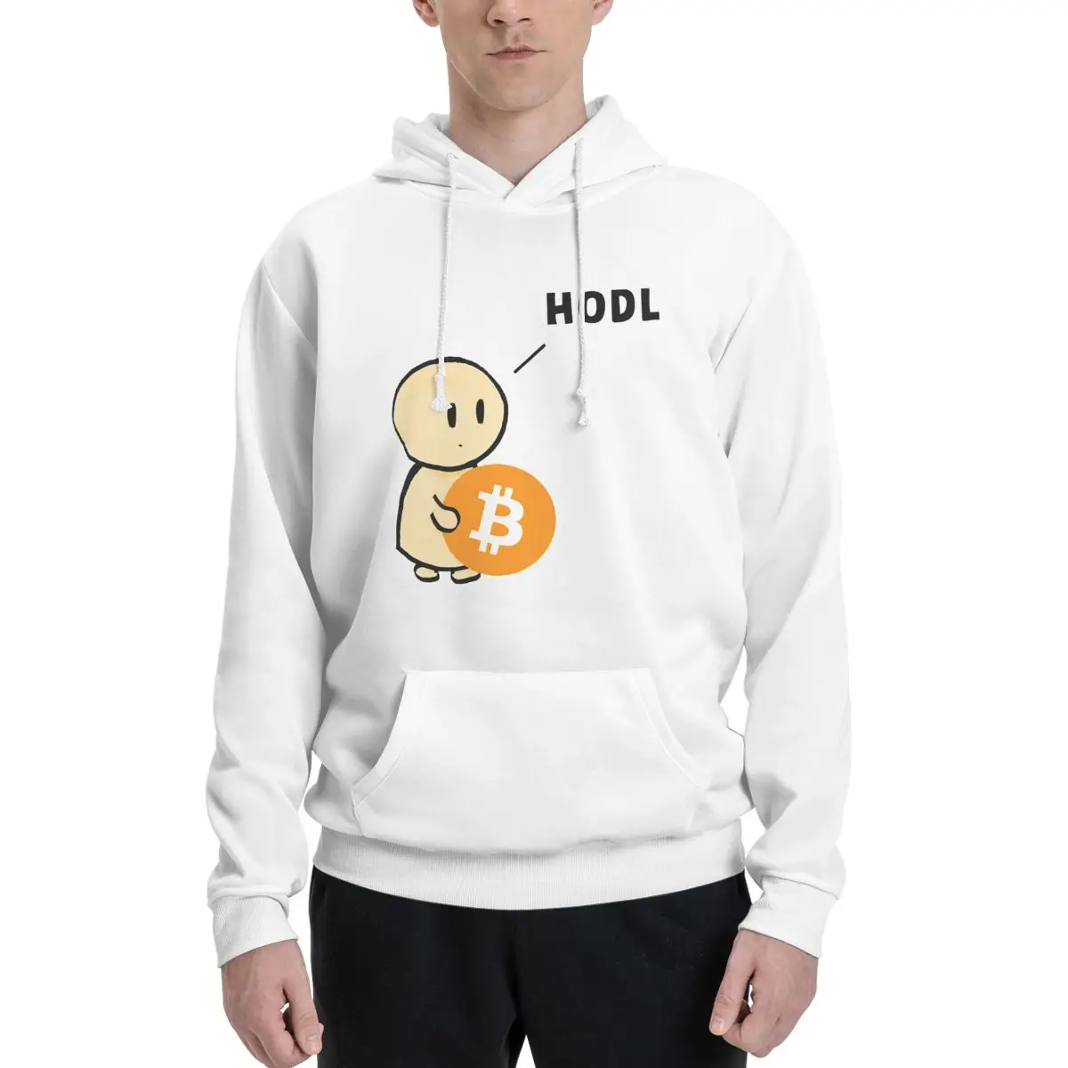 

Классический бархатный свитер для пар The Little HODLer с капюшоном для отдыха Красивая толстовка с капюшоном Новинка Высокое качество