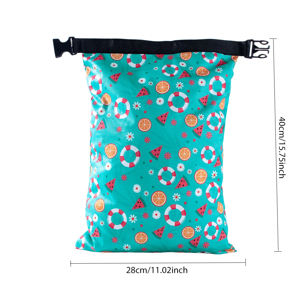 Bolsa de almacenamiento impermeable para pañales de bebé, bolsa de playa para deportes al aire libre, maquillaje, viaje, reutilizable, 1 unidad