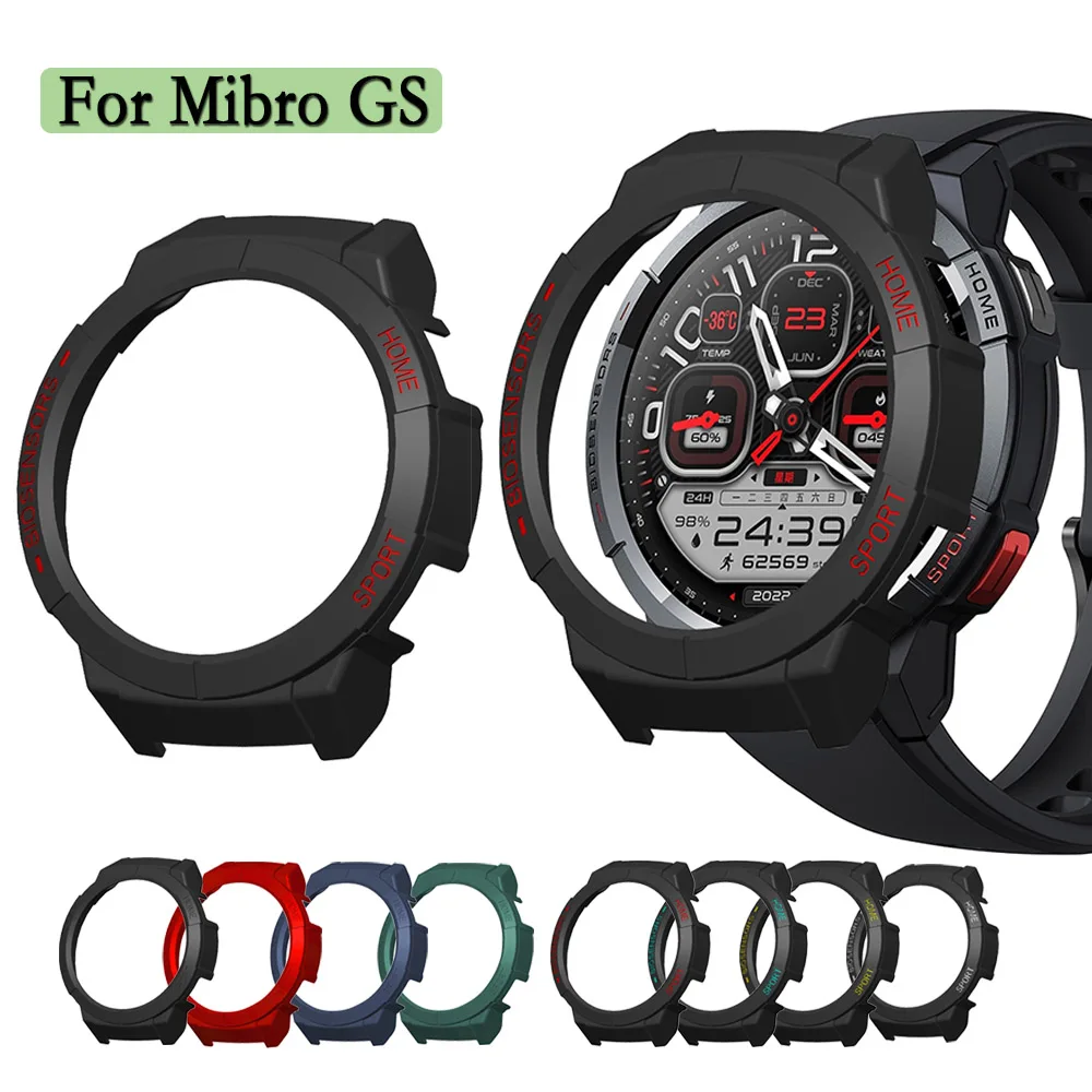 Protective Case For Mibro GS PC Cover for Mibro GS Hollow Watch Shell Watch Dial Half-pack Protective Accessories Supplies