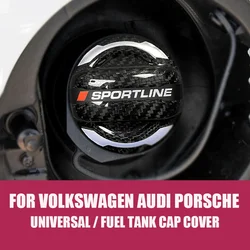 Carbon Fiber Car Fuel Tank Cap For Volkswagen VW Golf 6 GTI R MK6 GTI Beetle Sicrocco Passat CC Tiguan Arteon Touareg T-ROC