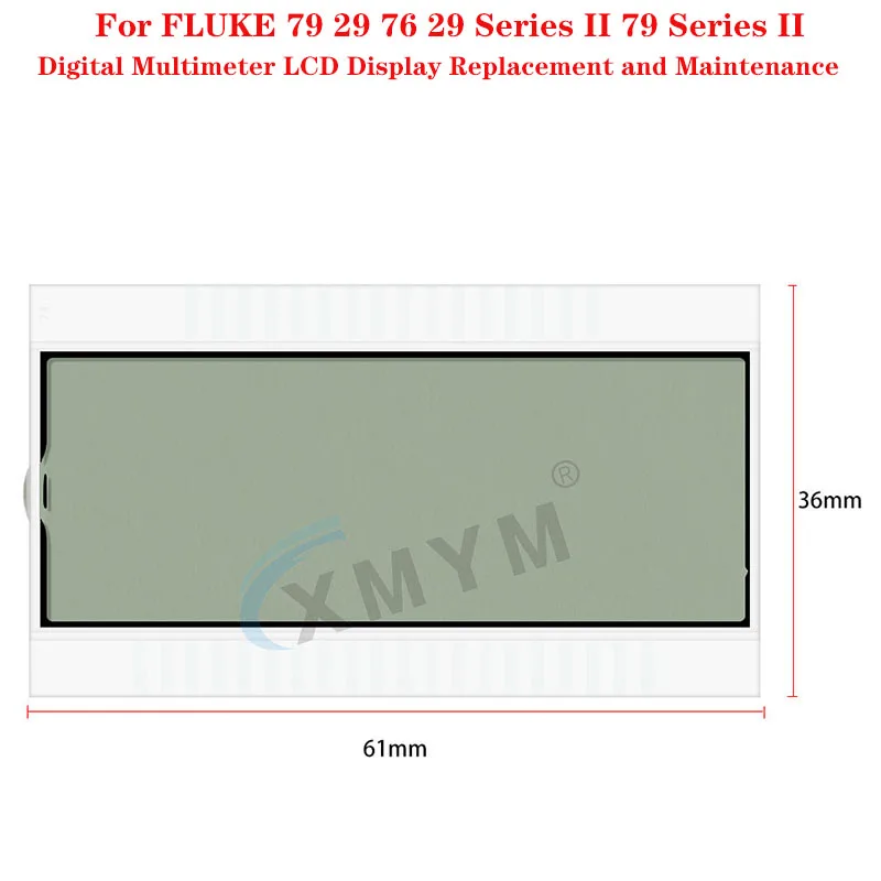 For FLUKE 79 29 76  29II 79II Digital Multimeter LCD Display Replacement and Maintenance