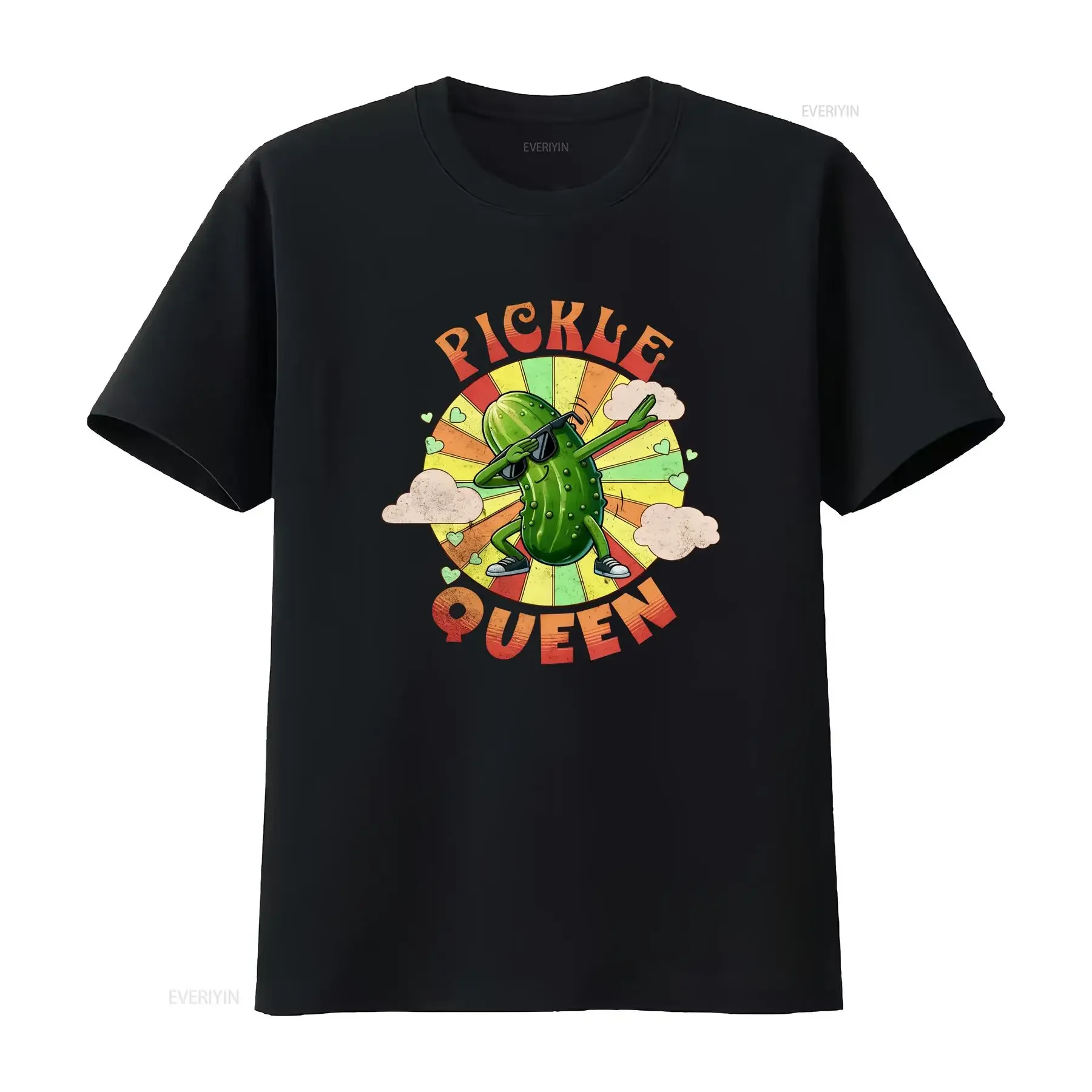 Pickle T Shirt Lover Queen Funny Pickles for vintage Washed Casual Stretched Breathable graphic Slightly designer clothes
