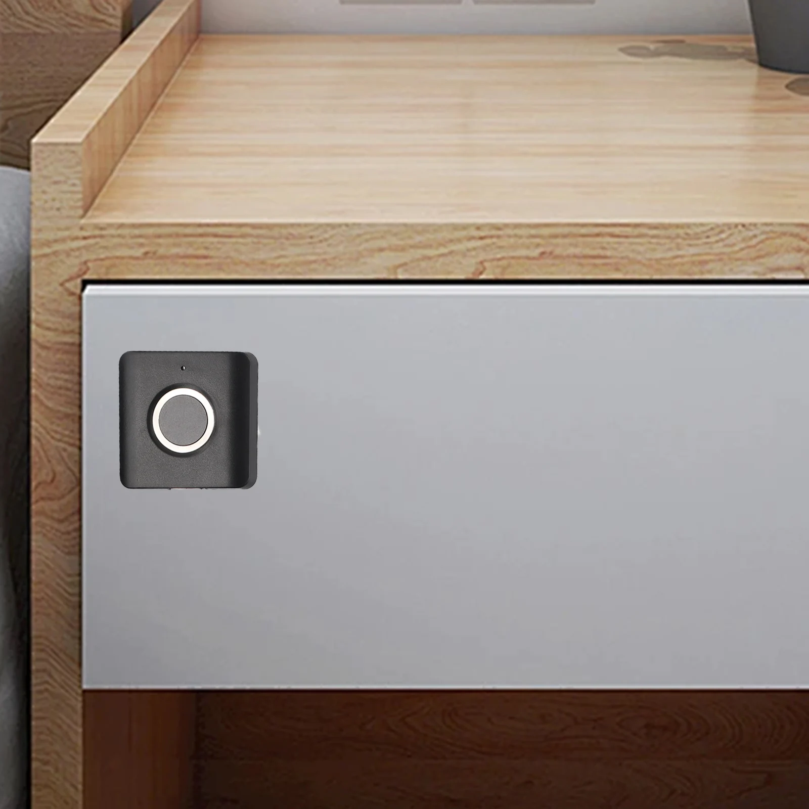 

1pc Drawer Cabinet Lock Fingerprint Cabinet Lock Keyless Wooden Lock For Black Home Improvement Accessories