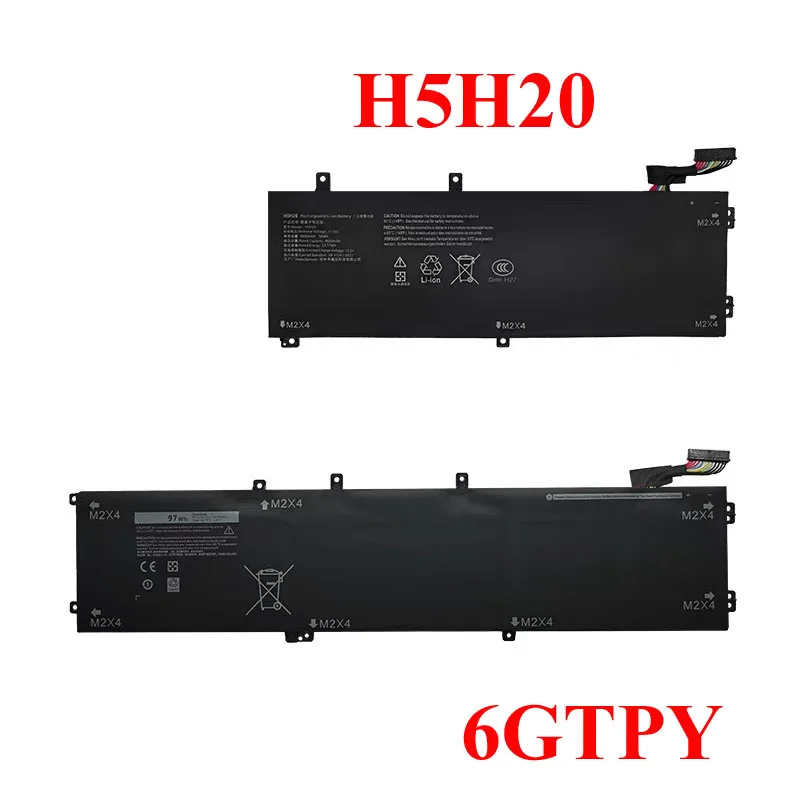 H5H20 Laptop Battery For DELL XPS 15 9560 9570 15-9560-D1845 Precision M5520 5530 M7R96 05041C 5D91C 6GTPY