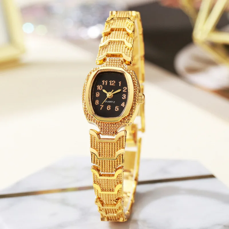 

Роскошные женские часы-браслет золотого цвета, женские изысканные наручные часы, женские часы, модные кварцевые часы, лучший подарок для женщин