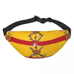 Spanish Legion Flag Fanny Pack Women Men Casual Spain Army Proud Sling Crossbody Waist Bag for Running Phone Money Pouch