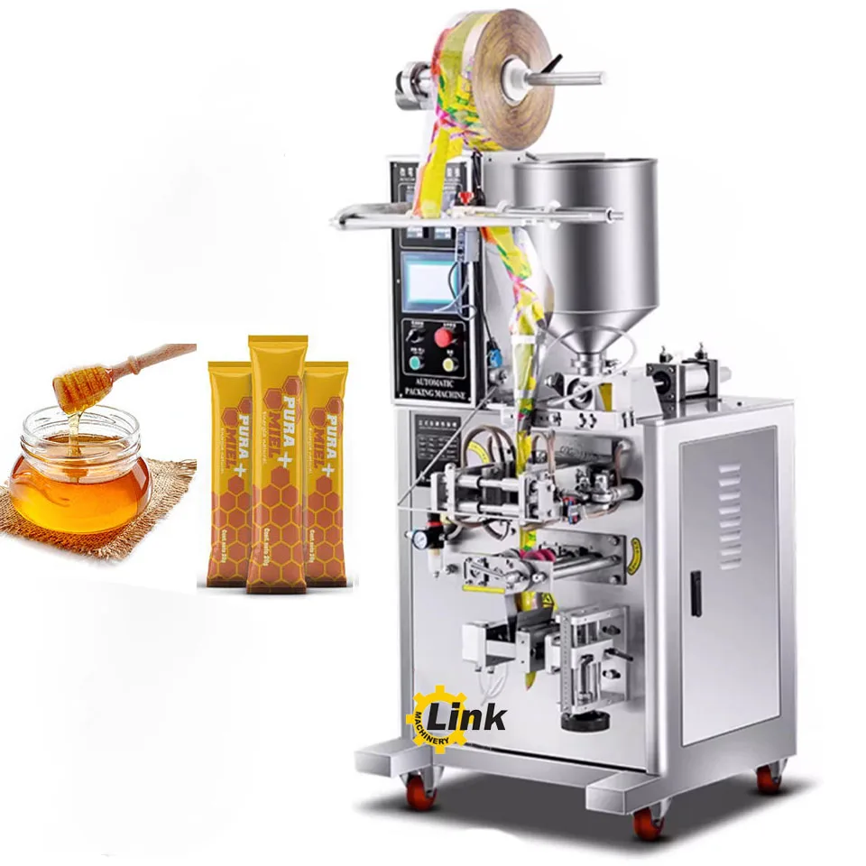 

Automatic Mustard Chilli Sauce Pure Milk Peanut Paste Pouch Packing Machine Honey Machine