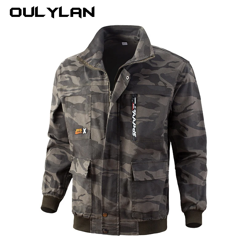 New Product Ruins Camouflage Overalls Suit Male Spring And Autumn Wear-resistant Dirt-resistant Tear-resistant Coat+Pants