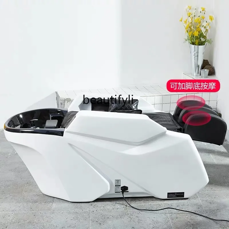 Automatic Intelligent Electric Massage Couch Hair Saloon Dedicated Head Therapy Thai Flushing Bed Salon Shampoo Bed