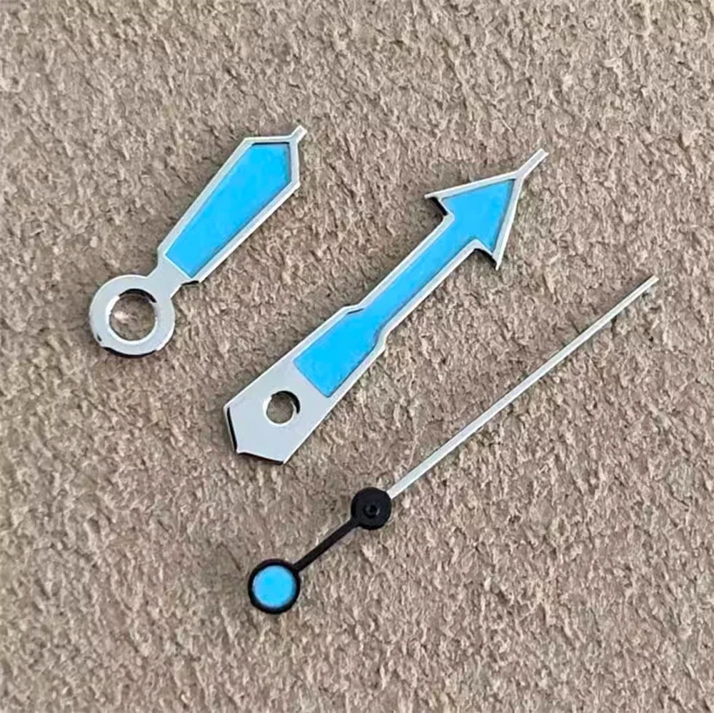 8.5mm 12mm 12.5mm Green Luminous Arrow Watch Hand Multi-color Watch Accessories for NH35/NH36/4R/7S Movement NEW DIY
