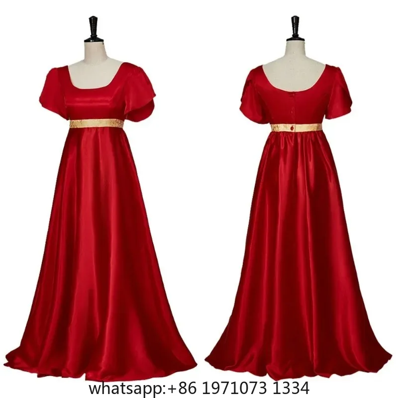 Victoria Retro Style Delicate and Elegant 19th Century Satin Vintage Costume Dress for Cosplay Party  cosplay costumes