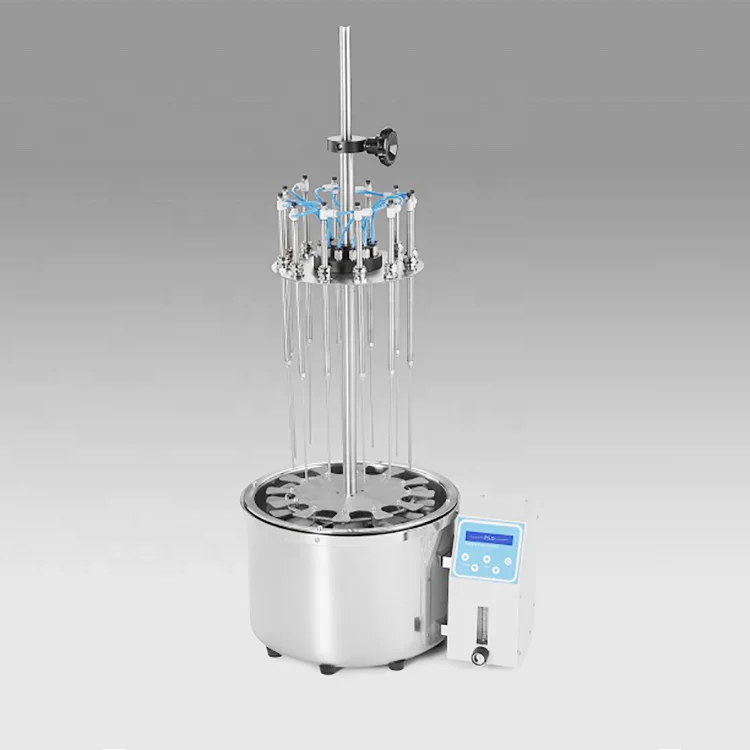 laboratory evaporator and concentrator KETHINK KT-WD1000 liquid water bath nitrogen vaporizer 12 places for 1-50ml/pcs sample