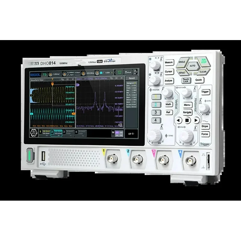 DHO802/DHO804/DHO812/DHO814 2/4Channel 70/100MHz Scope 12 Bit 1.25GSa/Sec 25MPts Depth