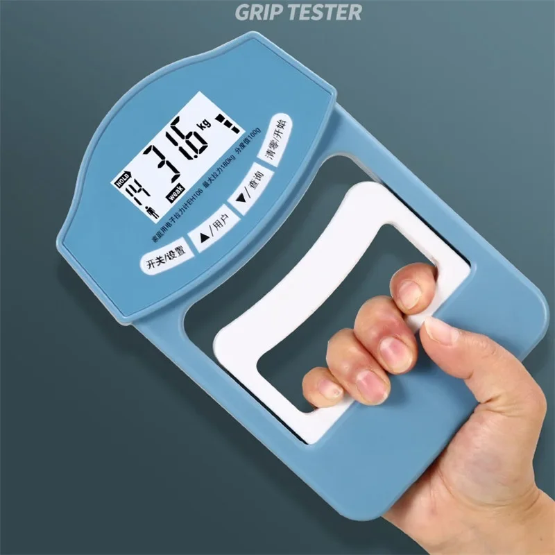 Grip Strength Tester 264Lbs Or 396Lbs Digital Hand Dynamometer Grip Strength Meter LCD Screen Hand Grip For Power Training Sport