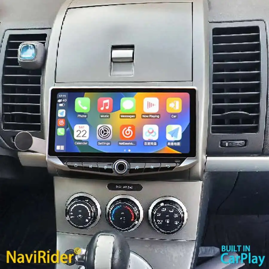 10.88inch Qled Screen For Nissan Sentra 2010 2011 2 Din Car Radio Multimedia Video Player Android 2Din GPS DSP Head Unit Carplay