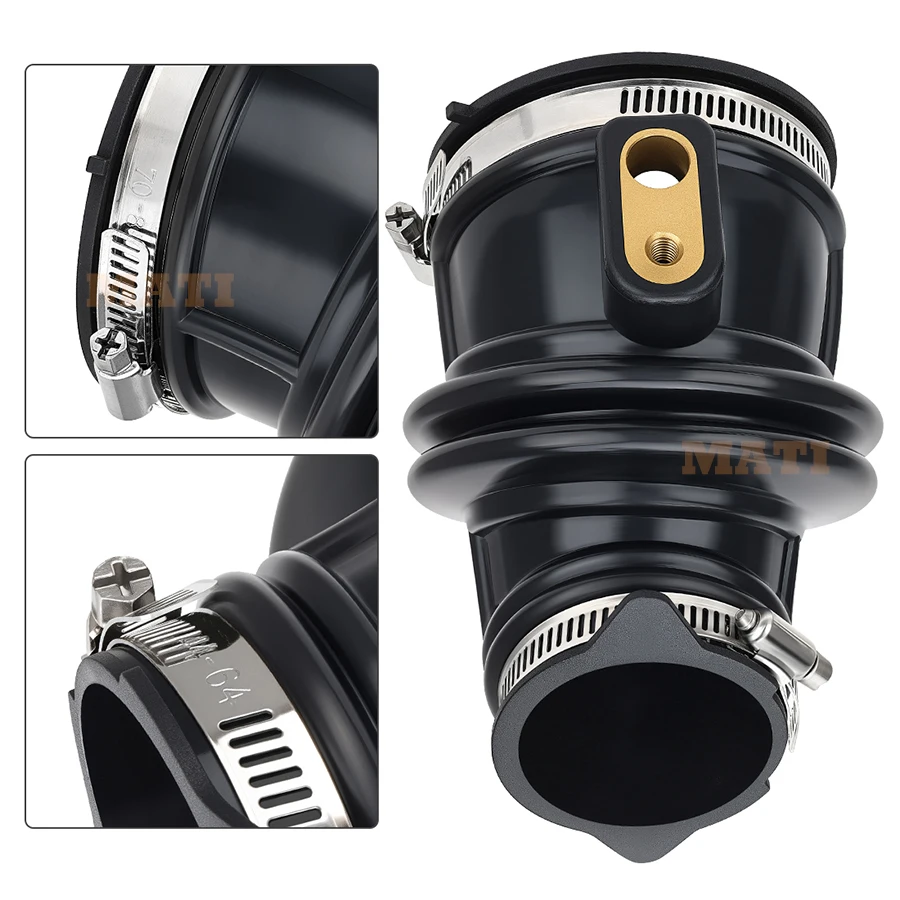 M MATI Air Cleaner Intake To Throttle Body Boot w/ Clamp For Polaris RZR 800 S 4 2008-2010 5413581 5413029