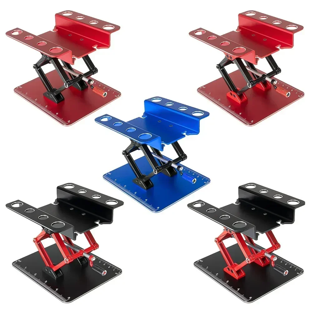 

RC Car Repair Work Stand Adjustable Height Assembly Platform for TRX4 Redcat Axial Arrma Kraton Slash 1/10 1/8 1/12 RC Car