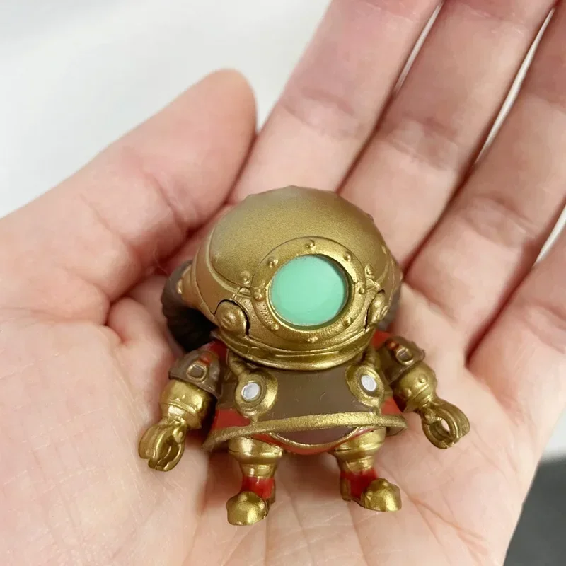 QUALIA Gashapon kapsuła zabawka rysunek śliczne Kawaii stop metalu Robot dekoracja stołu figurka Anime miniatury prezent