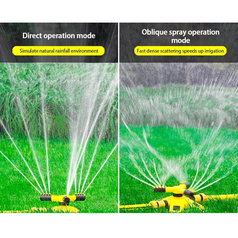 

Автоматический вращающийся спринклер на 360° ° Оборудование для полива Инструменты для полива газонов Насадка для орошения сада и садоводства