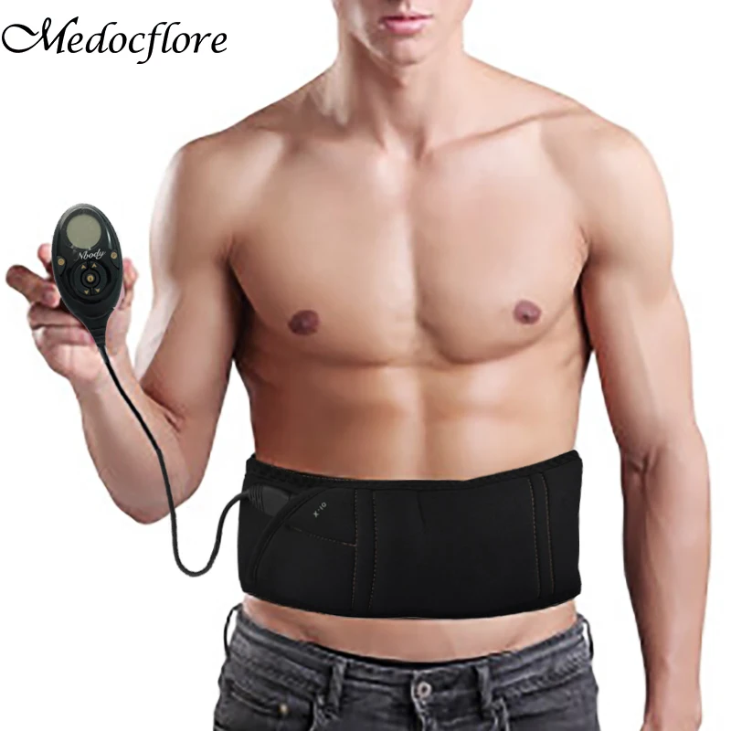 

Abdominal Trainer Muscle Electrostimulator Massage Electric Muscles Stimulator EMS Abs Massager Bodybuilding Slimming Belt