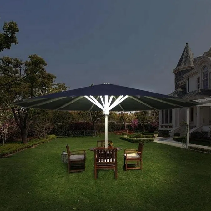 Parasol 5x5 Umbrella Radii and Outdoor Furniture General Use Multi-Position Outdoor Large Umbrella