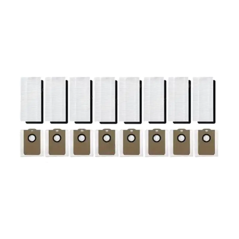 A21F Replacement HEPA Filter Dust Bag 8Pcs for LIECTROUX G7 Robot Vacuum Cleaner Accessories Spare Parts