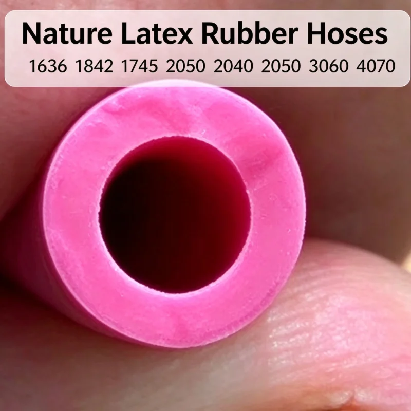 Freeze Proof Natural Latex Elastic Pipe High Rebound Stretch Rubber Tubing 2040 2050 3060 4070 Custom Fitness Tension Equipment