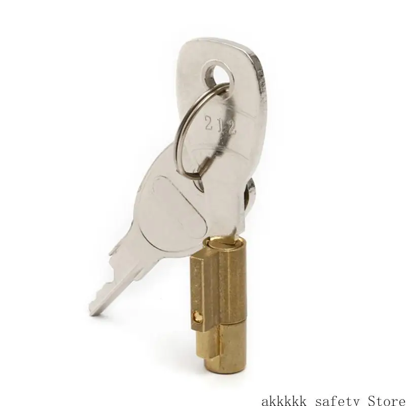 

XXFF Trailer Coupling Hitch Lock Insertable Security For Pressed Coupler Heads Component Caravans RVs Part Accessories