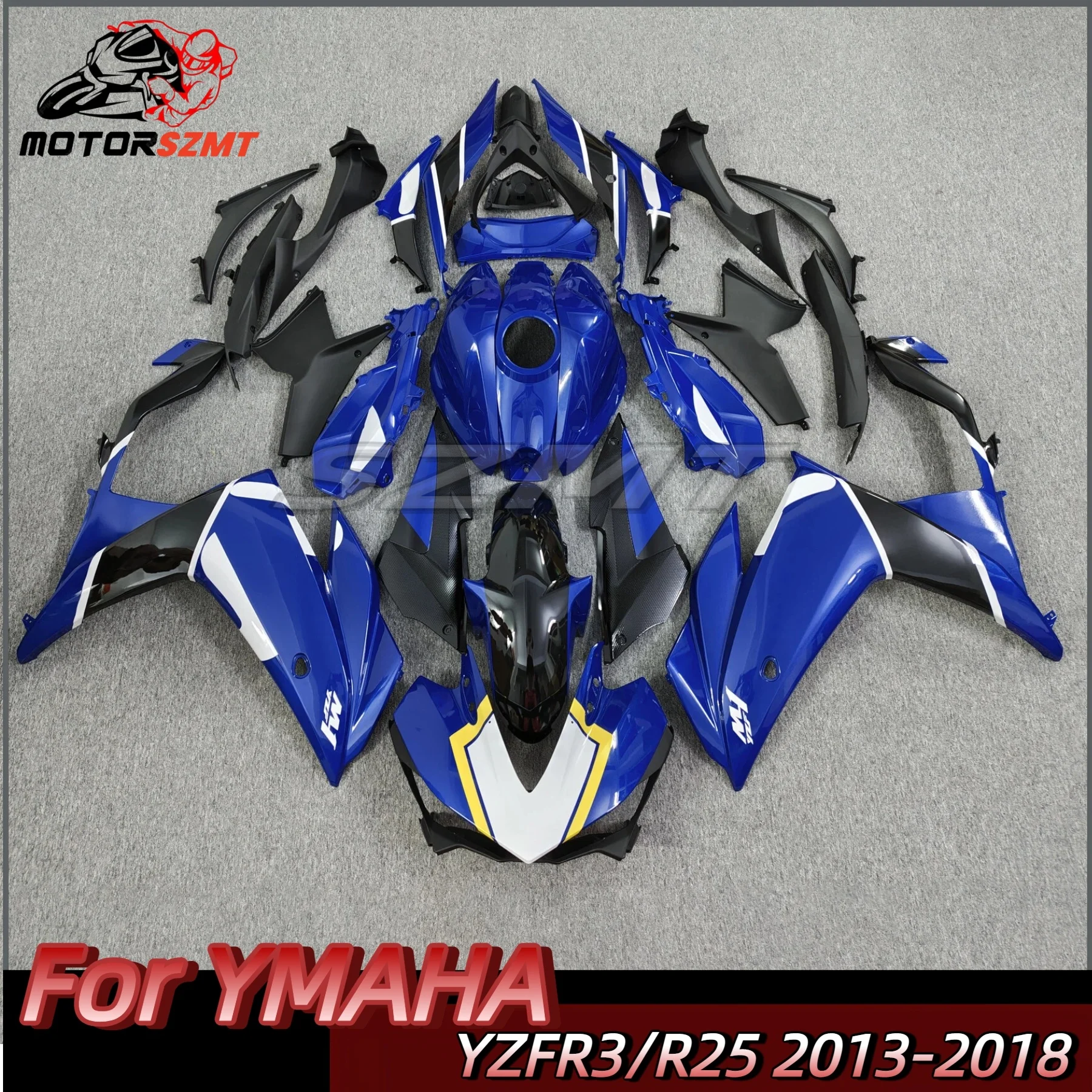 

The new ABS fairing fits the motorcycle for Yamaha R25 R3 2015 2016 2017 2018 body kit shell
