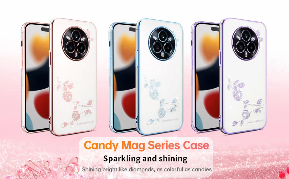 حافظة هاتف لامعة لهاتف Realme 15 14 13 12 11 10 9 Pro Plus 14X 14T 12X 9i 6 6S 6i 5s غطاء خلفي ناعم من البولي يوريثان الحراري