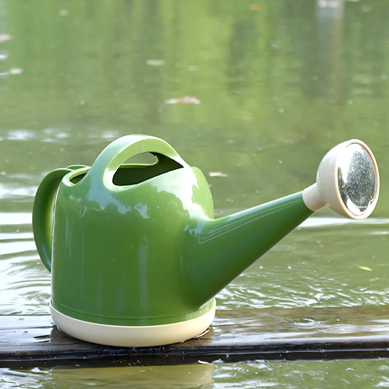 

Sprinkler Large capacity 4L watering can Long mouthed watering pot showerhead vegetable plastic