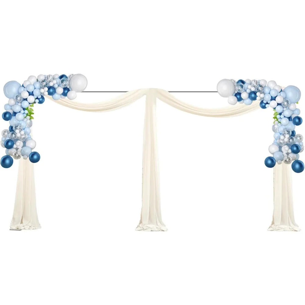 

19.7 * 9.8Ft Wedding Arch Backdrop Stand, Freestanding Balloon Arch Backdrop Frame, Metal Garden Archway Square Backdrop Stand,