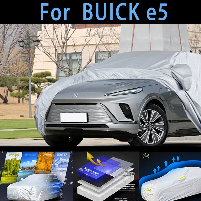 

For BUICK e5 Outdoor Protection Full Car Covers Snow Cover Sunshade Waterproof Dustproof Exterior Car cover protection