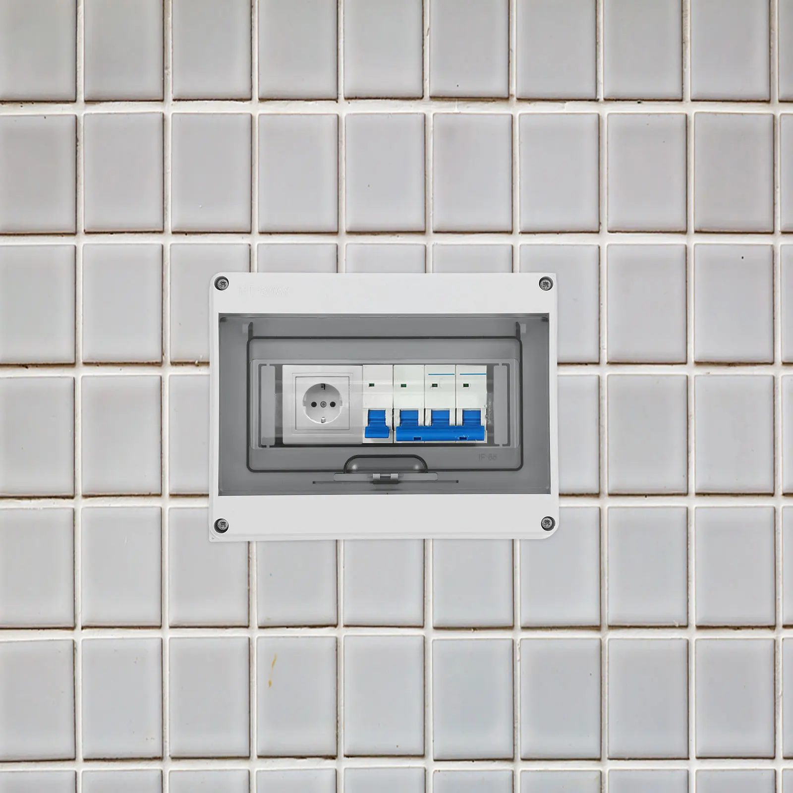 

Waterproof Electrical Box For Outdoor Indoor Use Multi-Functional Circuit Breaker Distribution Enclosure Junction Box Suitable