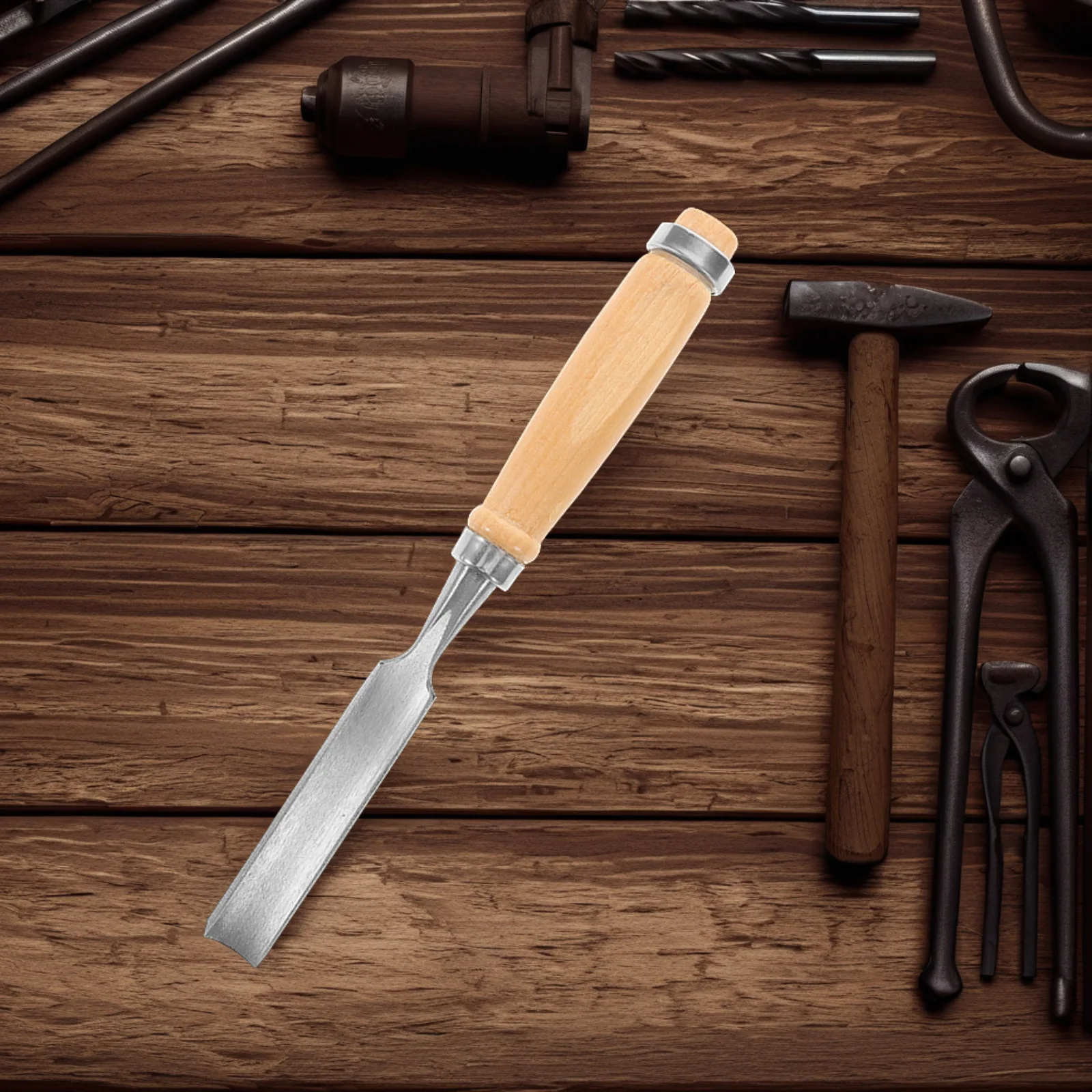 

1pc Wood Carving Tools Professional Chisels Gouge Modeling Hand Curved Semi Circle Suitable Softwood Hardwood Hand Tools
